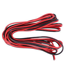 Royu TF Wire 0.5mmX7 x 2core Black/Red (mtr)
